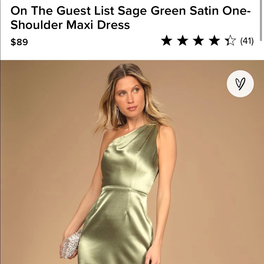 Green formal dress Lulus